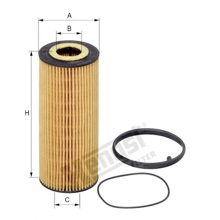 Hengst Oil Filter, E864Hd184 E864HD184